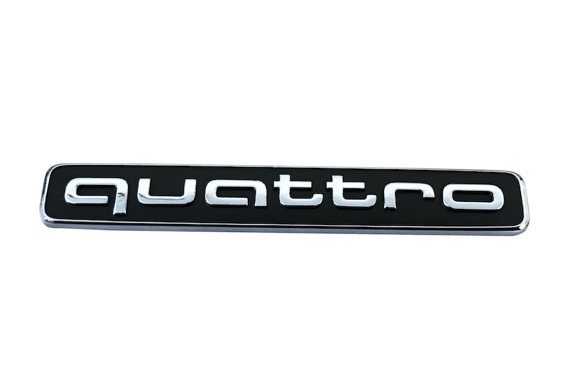 Original Schriftzug "quattro"