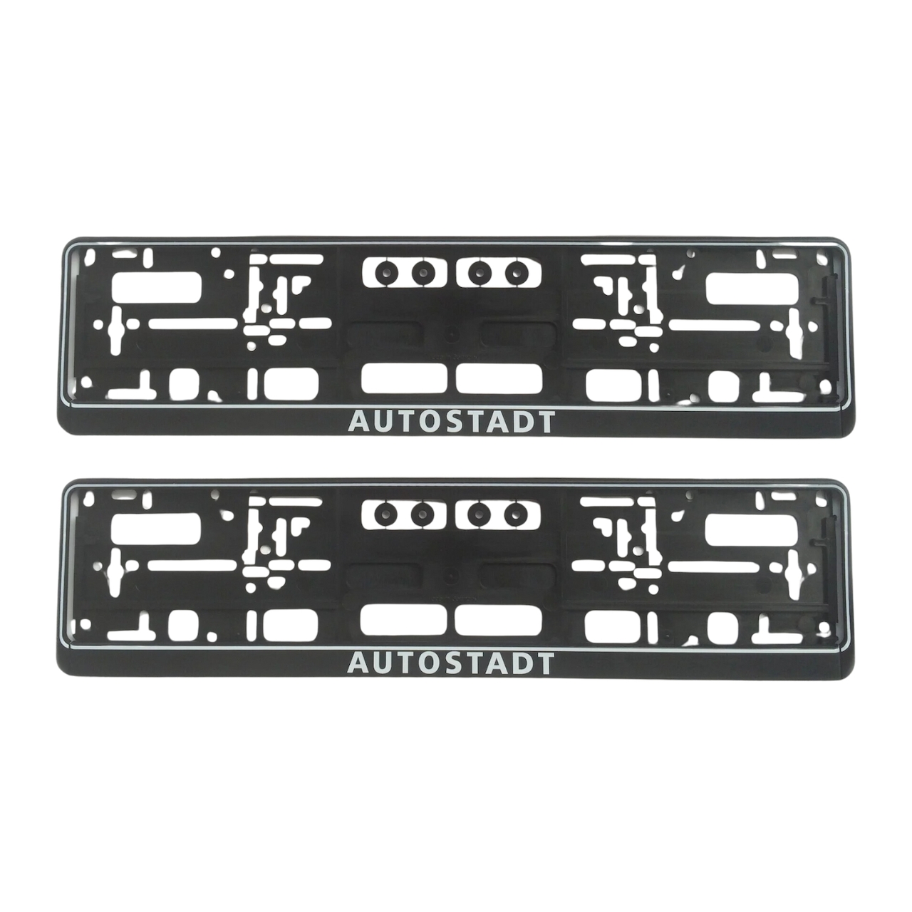 2x AUTOSTADT Kennzeichenhalter