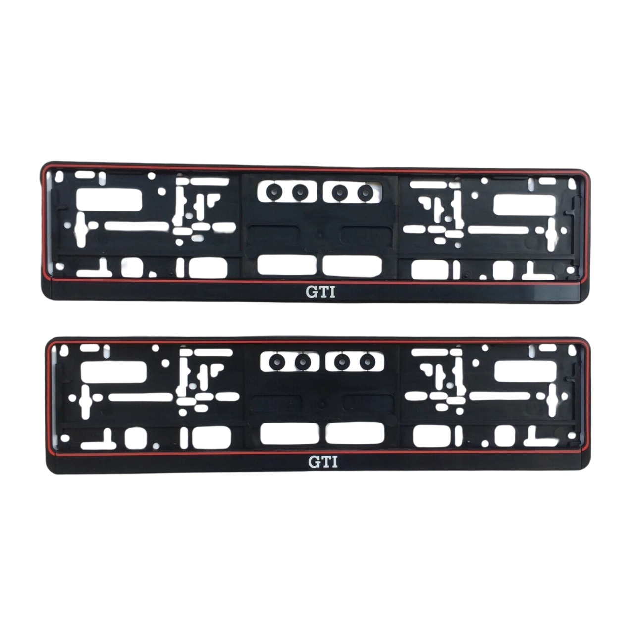 2x GTI Kennzeichenhalter
