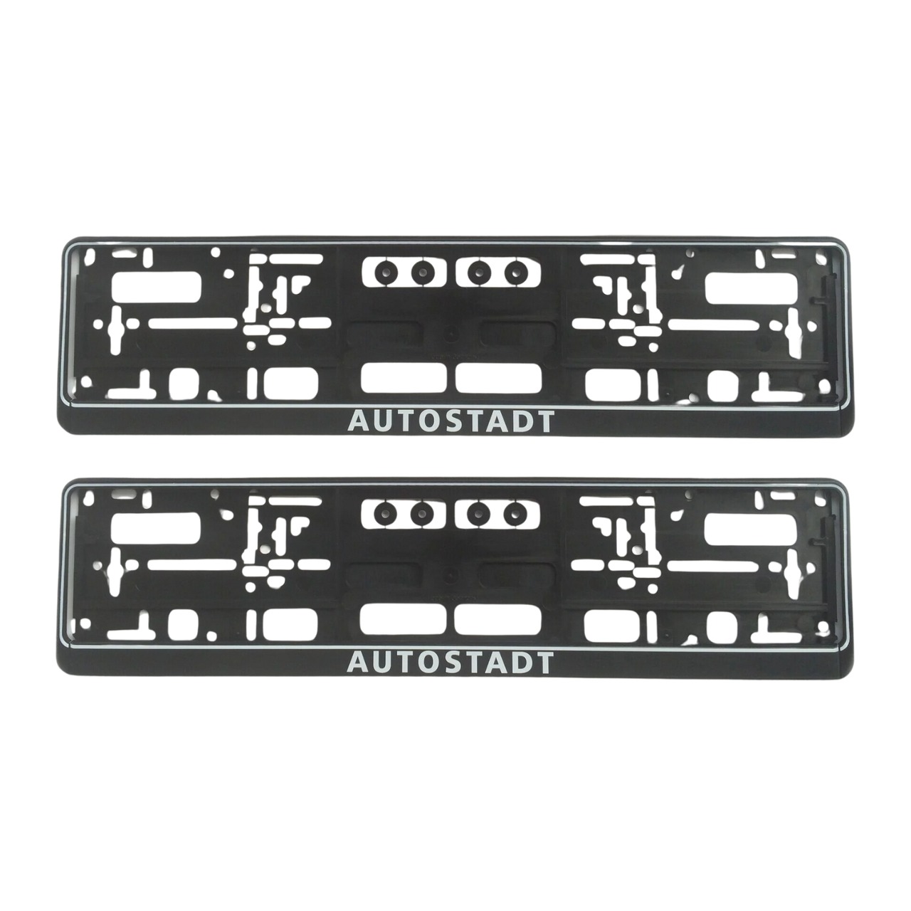 2x AUTOSTADT Kennzeichenhalter