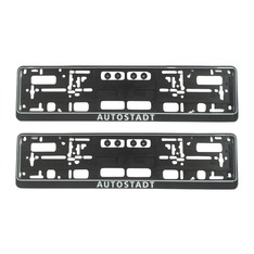 2x AUTOSTADT Kennzeichenhalter